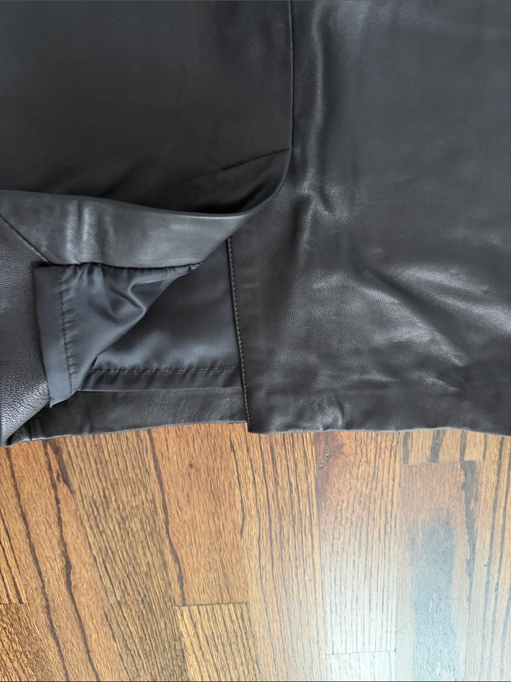 NWT Antonio Melani Classic Leather Pencil Skirt - Women - Picture 7 of 8